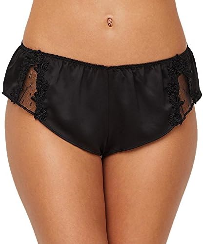 Flora Nikrooz Women's Charmeuse Boy Shorts with Lace