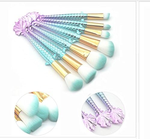 Makeup Brush Set Fish Tail Foundation Powder Eyeshadow Make up Brushes Contour Blending Cosmetic Brushes