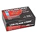 Koolertron 54 LED Emergency Vehicle Strobe Lights/Lightbars Deck Dash Grille -Red & Blue with 8 x 8 feet Extension Wires