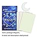 Glow in The Dark Stars,262 Art Stickers Tricolor Noctiluca Cheermo (Nl5StarC)