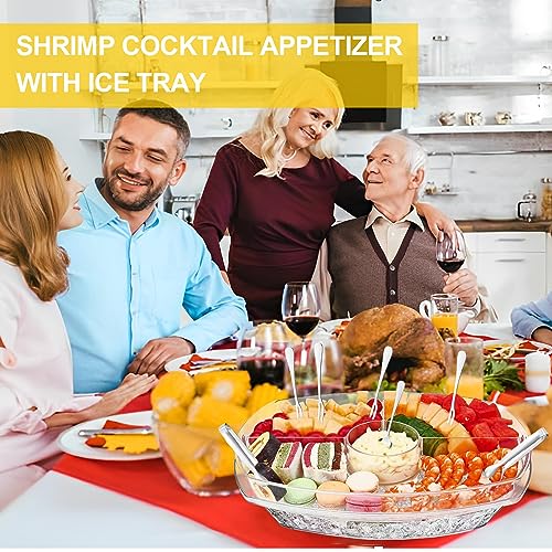 Yatmung 2-Pack Garnish Tray with Lid Chilled Serving Trays