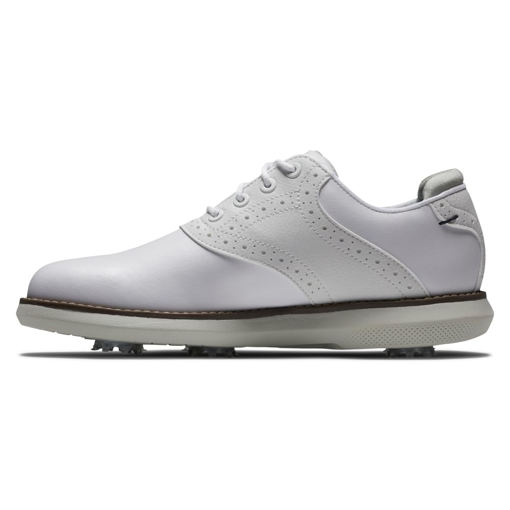 FootJoy Unisex-Child Traditions Junior Golf Shoe