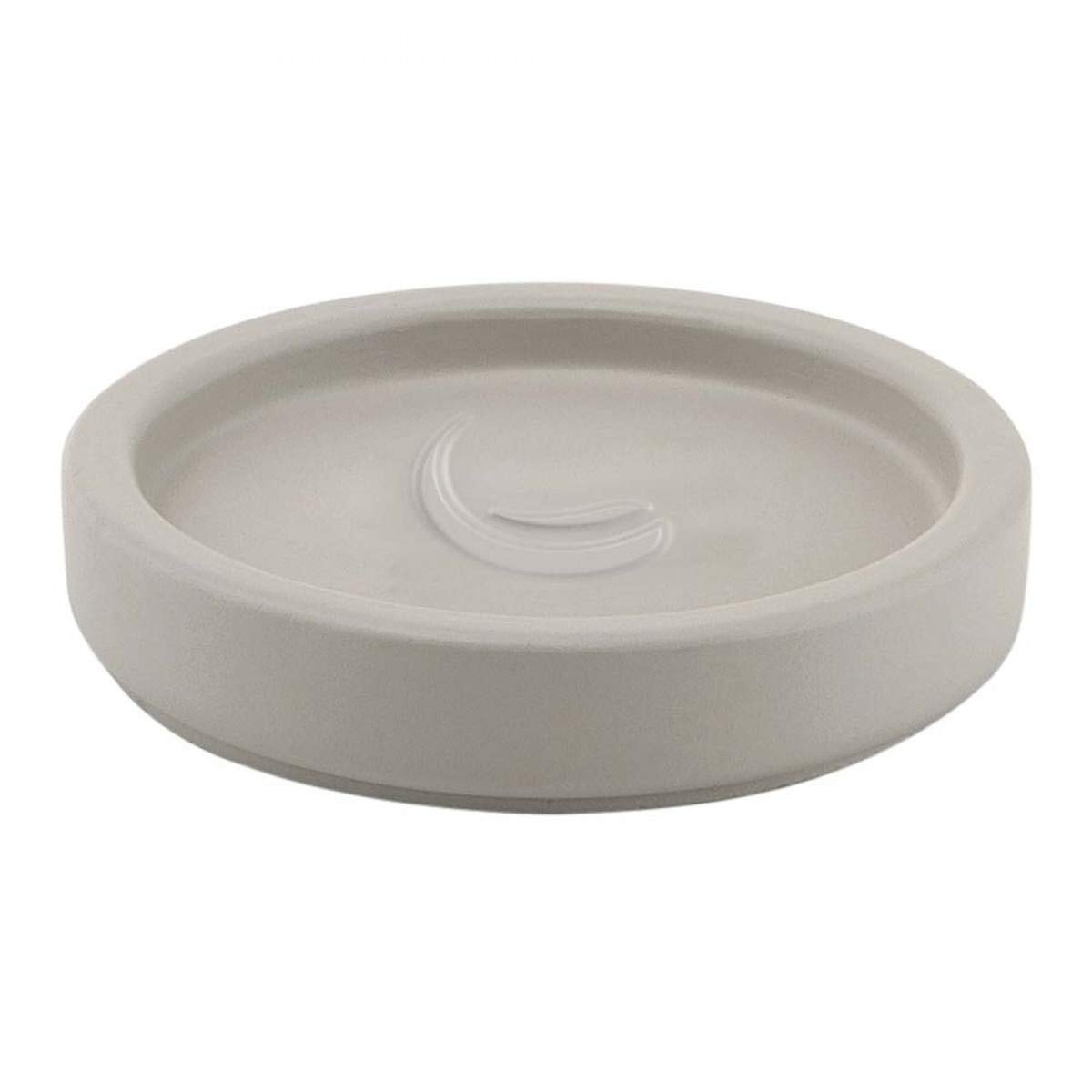Gedy Soap Dish, Grey, 11.3 x 11.3 x 2.4 cm