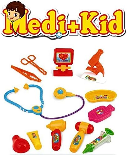 Forever Kidzz Pretend Doctor Set for Kids Medical Kit with 12 Tools and Instruments