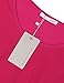 Messic Women's 3/4 Cuffed Sleeve Shirt Casual V Neck Pleated Flowy Henley Tunic Tops (06#Light Rose, Medium)