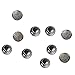 Zorvo 5 Packs Dental Orthodontic Lingual Buttons Bondable Round Base For Bondable Type