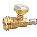 KIBOW Propane Tank Gauge/Leak Detector with 40 Inch High Pressure Hose. Suitable for BBQ Grill,Heater & All Other Propane Appliances