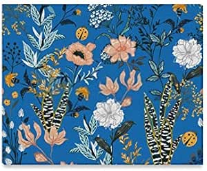 Amazon.com: Canvas Prints Wall Art Trendy Summer Garden Full Blooming