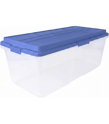Amazon.com - CeilBlue Extra Large Storage Tote with Lid 26.9