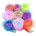 HOOPE 12pcs Dance Scarves Magic Square Juggling Silk Magic Tricks Performance Props Accessories Rhythm Band Scarf 24 by 24 Inches 12 Gradient Color, Great for Play or for Kids Therapy
