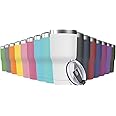 Deitybless 30oz Stainless Steel Travel Mug with Lid, 16 Pack Double Wall Vacuum Insulated Bulk Tumbler, Powder Coated Coffee Cup Suitable for Vehicle Cup Holders (Assorted Colors)