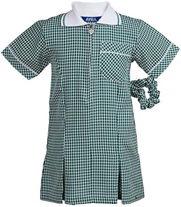 Girl's School Gingham Summer Dress Age 3 4 5 6 7 8 10 12 14 16 18 20