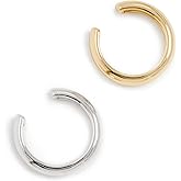 SHASHI Women's Ford Ear Cuff Set, Silver/Gold, One Size