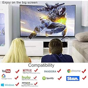 Wireless WiFi Display Dongle HDMI 1080P HDR, WiFi Display Empfänger Unterstützung Miracast Airplay DLNA,adattatore TV… - immagine 3