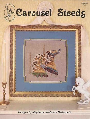 Pegasus Originals Carousel Steeds Counted Cross Stitch Leaflet