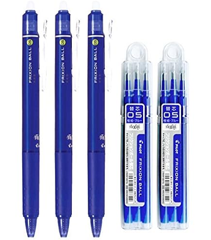 Pilot 0.5 Mm Frixion Point Erasable Rollerball Tip - 2 Black/1 Green/1 Red/1 Blue (Pack Of 5 - View #9