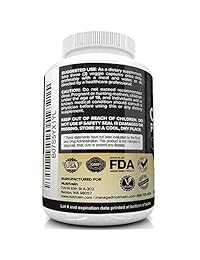 Nutrivein Multi Collagen Protein Capsules - 180 Collagen Capsules - Type I, II, III, V, X Collagen Pills -...
