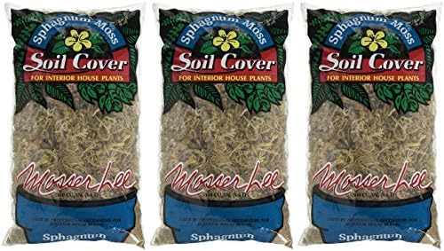 Mosser 0180 Long Fibered Sphagnum Moss, 100-Cubic Inch (Three Pack)
