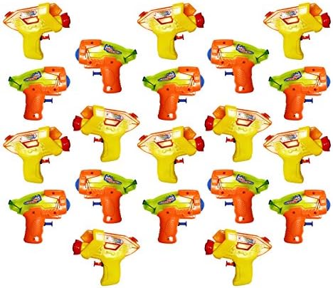 20 Pieces Squirt Water Guns Assortment, High Powered Trigger Action, High Perfomance Blasting Nozzle
