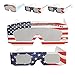 Komene Solar Eclipse Glasses CE and ISO Certified Safe Shades Spectacles for Direct Sun Viewing Eye Protection 5-Pack