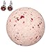 Addicted to Soap – Red Earrings Jewelry Bath Bomb | Ultra Luxurious - Extra Large 6oz Bath Bomb with STERLING SILVER Surprise Inside - Organic & Sensual Relaxation Handmade with Love Texas