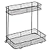 InterDesign Vienna 2-Tier Rectangular Shelf for Cosmetics and Toiletry Storage, Bathroom, Countertop, Desk, and Vanity,