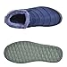 Memorygou Womens Ankle Boots Warm Fur Lining Waterproof Outdoor Slip-On Winter Snow Booties Blue US 7 by