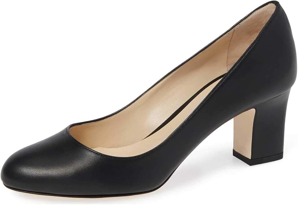 formal block heel shoes