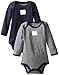 Burt's Bees Baby baby girls Bodysuits, 2-pack Organic Cotton Short & Long Sleeve One-pieces infant and toddler bodysuits, Blueberry, 6-9 Months US