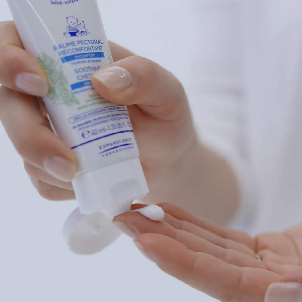 mustela soothing chest rub 40 ml