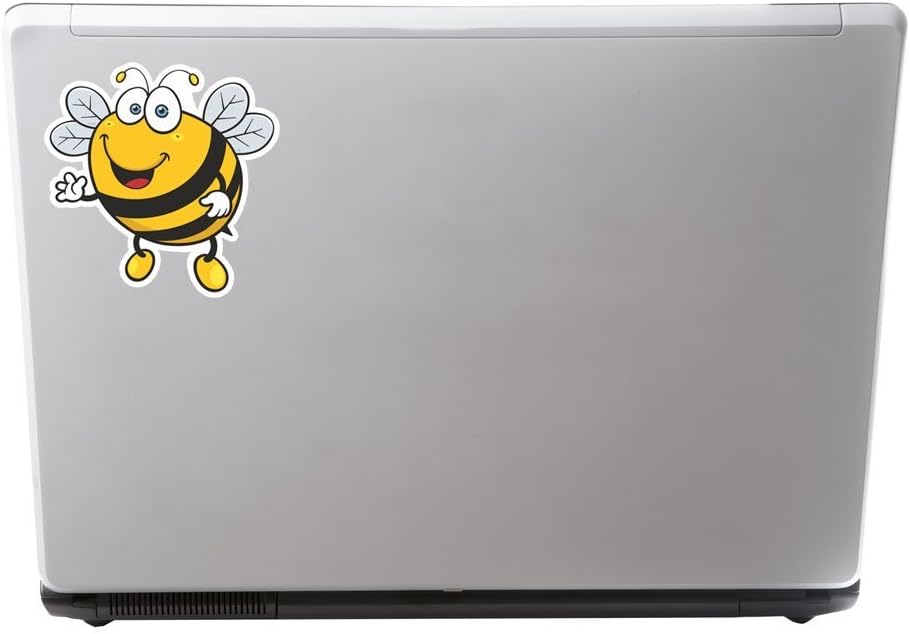 2no. 150mm Happy Bee Stickers - Self Adhesive Stickers - Easy to Apply, Multicoloured - Image 5