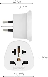 kwmobile Travel Adapter Type I for Australia New Zealand China 2 Pack view 3