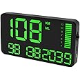 Kingneed GPS Speedometer Odometer HUD Digital Display 5.5 inch MPH/KMH with Over Speeding Alarm for All Cars Vehicles