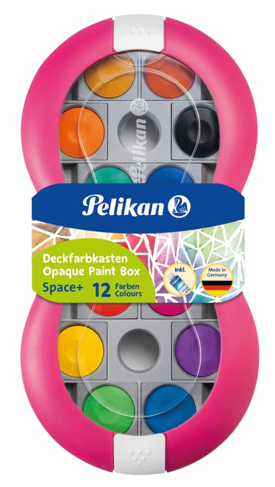 Pelikan 735 SP Space + Paints (Pack of 12 Deckfarbkasten magenta