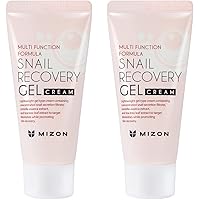 MIZON Snail Line Gift Set, Skincare Set, Set of Two Snail Recovery Gel Cream, Wrinkle Care, Skin Elasticity, Moisture, Fragra