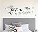 Wall Sticker, Mikey Store Always Kiss Me Goodnight Decal Bedroom Art Home Decor