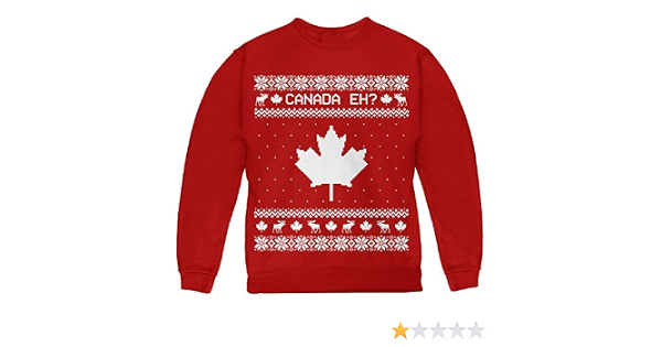 canadian christmas sweater