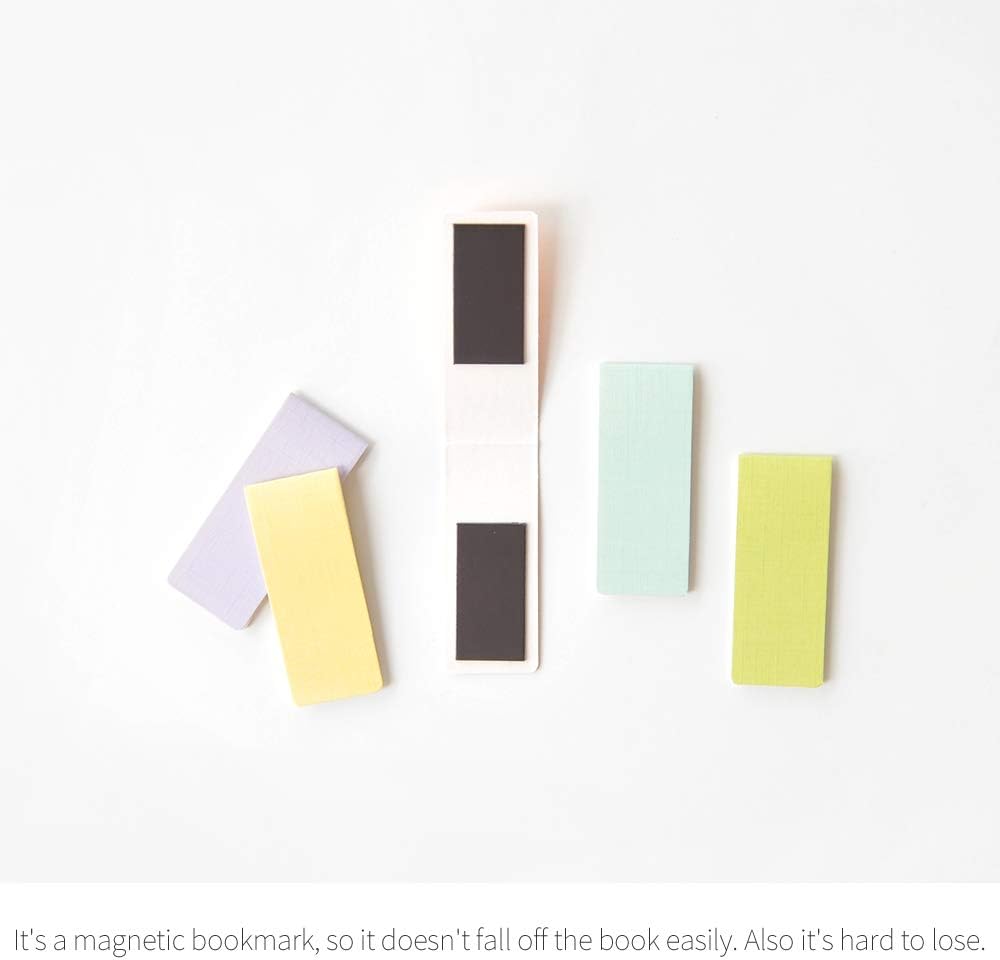 Monolike Magnetic Bookmarks Paster + Ocean, 10 Pieces, Blue,Gray,Purple,Green, Package size : 6.10x3.74x0.15 (cm) - Image 4
