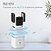 KOIOS True Hepa Filter Air Purifier, Desktop Air Purifier Home Air Cleaner Compact Design Super Quiet Rooms Offices, Removing Allergens, Dust & Pollen, Smoke Pet Dander, 100% Ozone Free