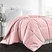 Beckham Hotel Collection 1300 Series - All Season - Luxury Goose Down Alternative Comforter - Full/Queen - Pink