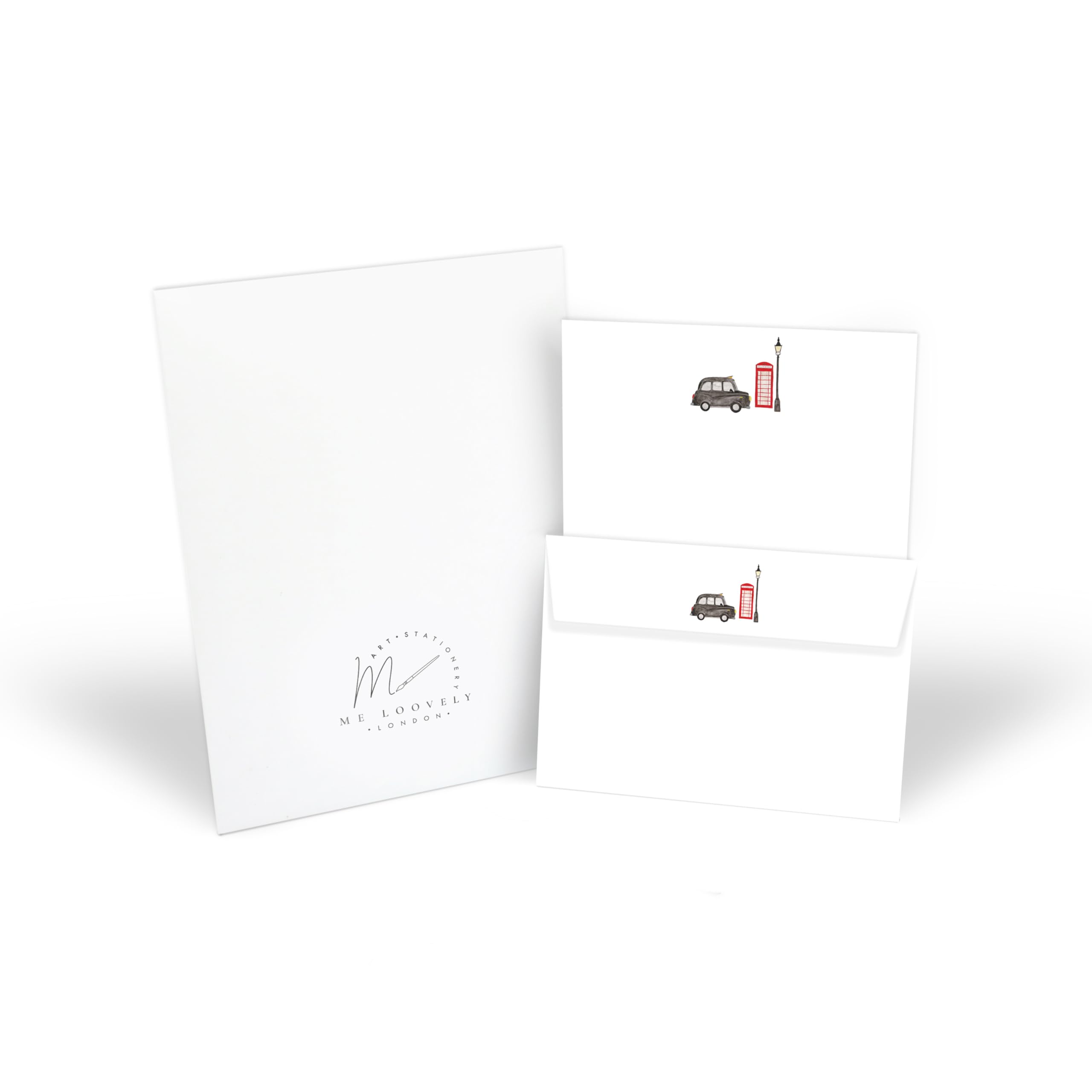 Me Loovely London Icon Letter Writing Paper and Envelopes Set A5 Size Papers Stationery Writing Supplies for School Home & Office | Christmas Gifts (10 Letters & 10 Envelopes with Gift Envelope)