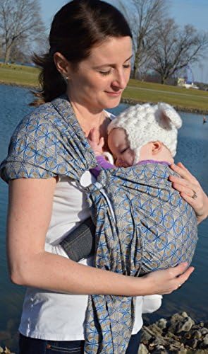 Lite-on-Shoulder Baby Sling Ergonomic, 100% Cotton, Adjustable Baby Carrier