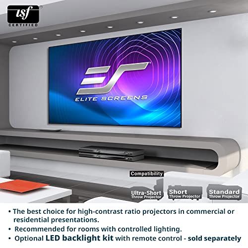 Elite Screens Aeon Series, 150inch 169, 8K / 4K Ultra HD Home Theater