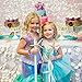 JoyJon 48 Pcs Mermaid Slap Bracelet Mermaid Party Favors, Wristband Snap Bands Class Prizes for Kids, Girls Party Decorations Favors