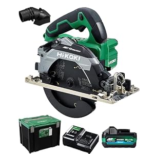 【Amazon.co.jp限定】HiKOKI(ハイコーキ) 36V 充電式 丸のこ C3606DB コードレス 丸鋸 C3606DB(XPSZ)
