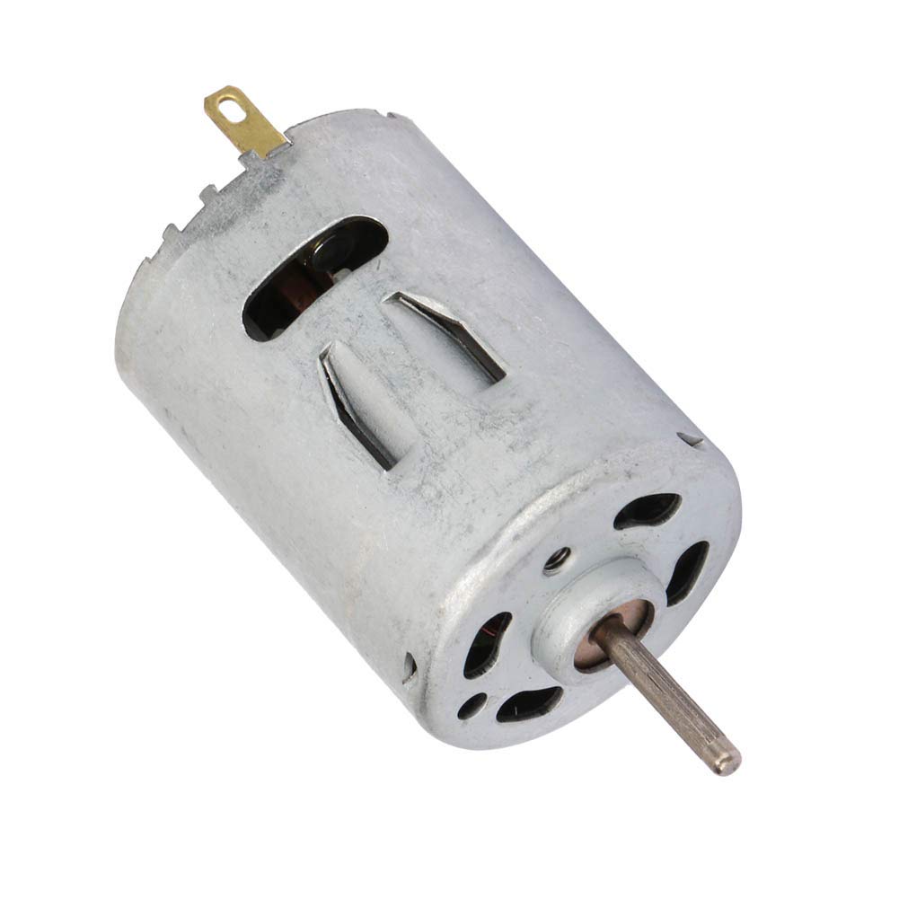 380 Micro Motor Mini Magnetic DC Motor for DIY Toys Smart Cars, 3-6V, 14mm Shaft Length, 27.6mm Diameter, High Speed
