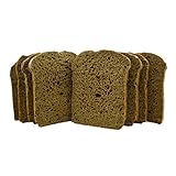 Low Carb Pumpernickel Bread (8 Slice Pack) - Fresh Baked - LC Foods - All Natural - No Sugar - High Protein - Diabetic Friendly - Low Carb Bread