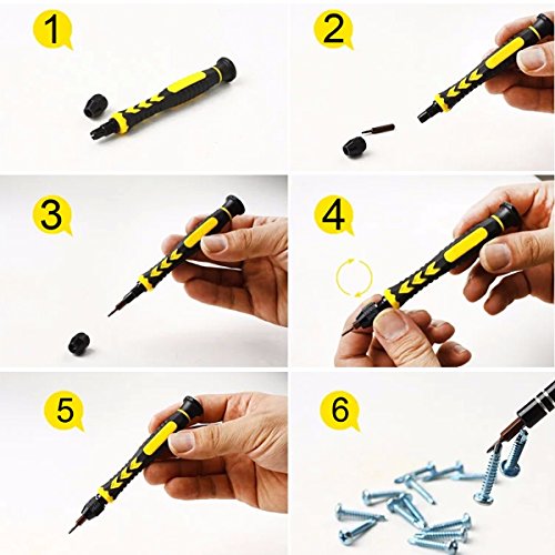 38 in 1 Precision Screwdriver Set, MECO Magnetic Driver Repair Tool Kit for iPhone Laptop PC Smartphone Watch Tablet Computer Electronic Devices