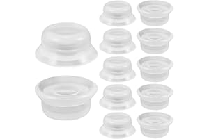 PRETYZOOM 12pcs Replacement Silicone Pressure Cooker Valve Sealers Compatible with Instant Pot Duo 3-8 Quart,