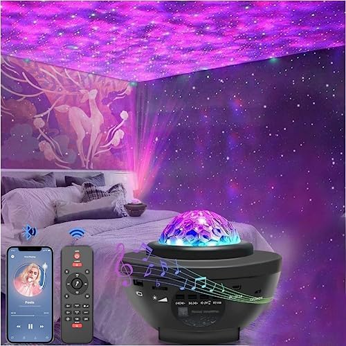 SKY-TOUCH Galaxy Star Projector in Night Light, 10 Color